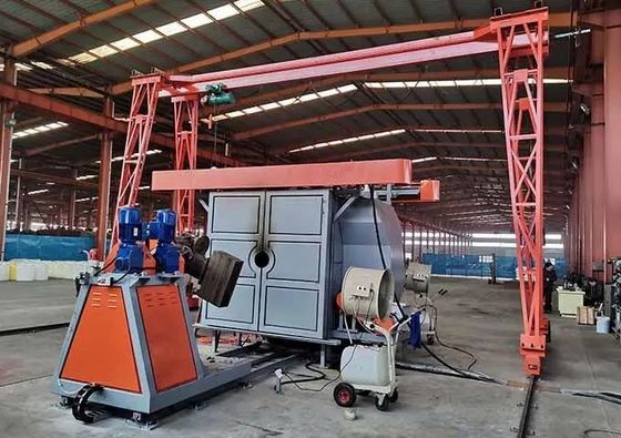 comprar Rotational Molding Shuttle Roto Moldes Machine Controle por PLC Fabricação em linha