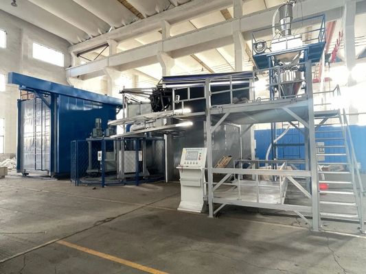 comprar Máquinas de moldagem rotativa de resfriamento direto do molde para fabrico de produtos plásticos grandes e ocos Fabricação em linha