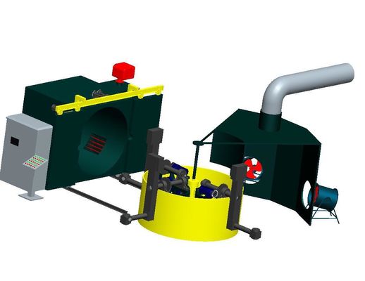 comprar 500-1000 litros Capacidade Máquina de moldagem rotativa 10-20 ciclos/h Fabricação em linha