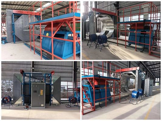 comprar Máquina de moldagem por rotação flexível e de poupança de energia para produção de reservatórios de água Fabricação em linha