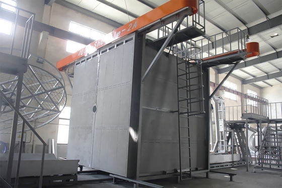 Uma máquina de moldagem rotativa totalmente automática controlada por PLC Uma máquina de moldagem de rolos usada para produzir tanques de água