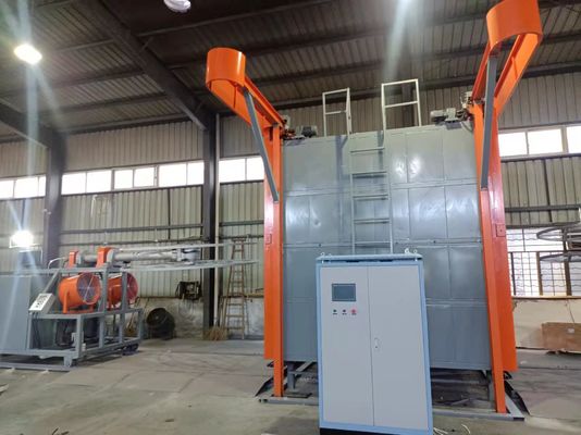 1-8rpm Máquina automática de rotomoção de transporte com sistema operativo PLC Uma máquina que pode produzir vários produtos plásticos.