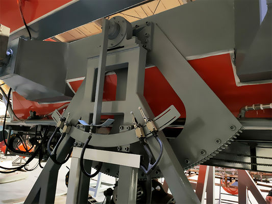 Máquina de moldagem rotativa de rocha N roll com circulação de ar quente controlada por PLC