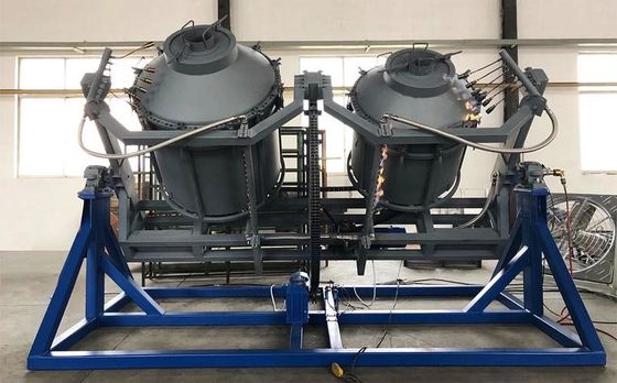 Máquina de moldagem rotativa de rocha e rolo de alta capacidade elétrica ajustável