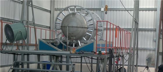 Rock and Roll elétrico moldagem rotacional tanque de armazenamento de água máquina de fabricação circulação de ar quente