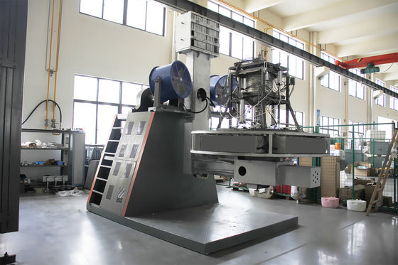 Aquecimento Elétrico Controle de PLC Máquina de moldagem Roto Refrigeração por água