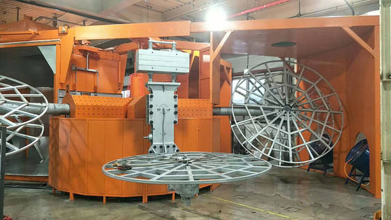 Máquina de moldagem automática controlada por PLC Máquina de moldagem rotativa automática de poupança de energia com câmara de aquecimento de duas estações