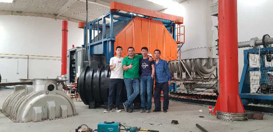 Máquina de Fabricação de Produtos Plásticos Máquina de Moagem Rotativa de Transbordador na China Máquina de Formar Oculto de Plástico
