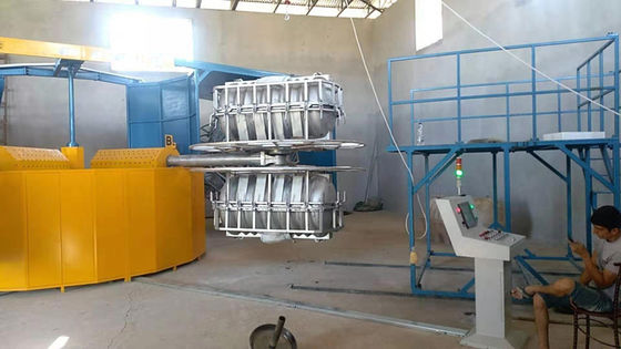 Máquina de moldagem rotativa totalmente automática Plc Control