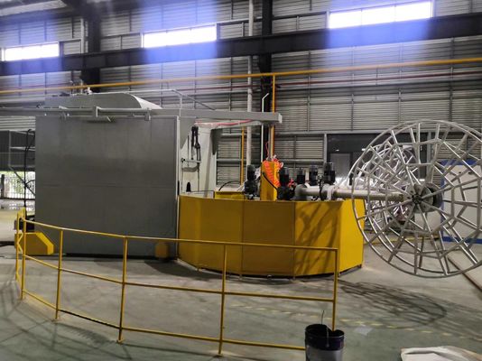 Máquina de moldagem de rotação de ônibus rotativo de torre Eficiente Flexível