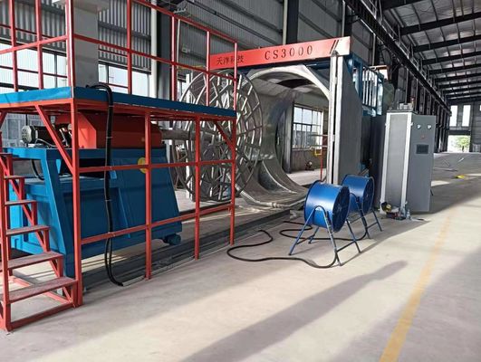 Máquina de moldagem rotativa de transporte de poupança de energia com velocidade de moldagem de 1-10pcs/min e capacidade de queimador de 500000 Kcar