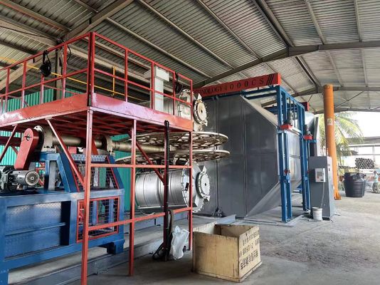 Máquina de moldagem Roto totalmente automática, Máquina de moldagem de rolos de transporte, Máquina de moldagem rotativa, Máquina rotativa de produção de produtos plásticos