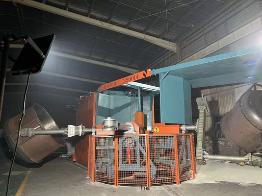 Máquinas de moldagem automática rotativa de três braços e cinco estações