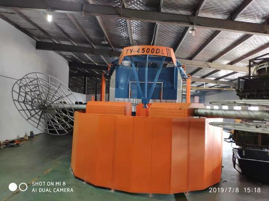 Máquina automática de rotação controlada por PLC para fabricação de tanques de água