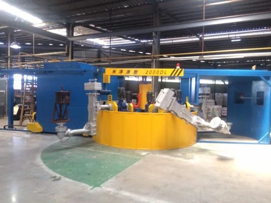 Pequena máquina de fundição Roto de 3 braços totalmente automática