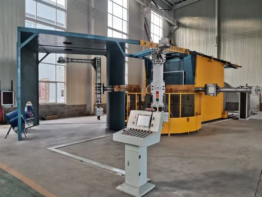 Equipamento de moldagem por rotação totalmente automático resfriado a água Baixo ruído