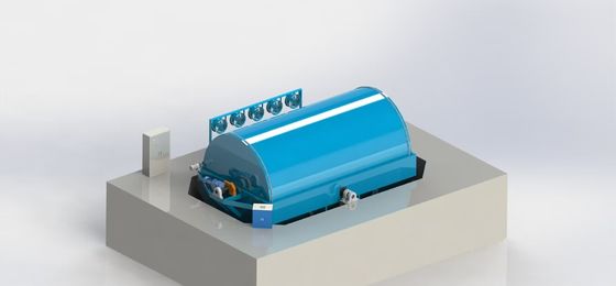 Sistema de controlo PLC Circulação de ar quente Aquecimento Máquina de fabricação de tanques de água de plástico para produção personalizável