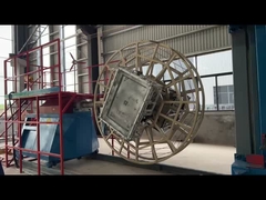 Fácil desmontagem e montagem com controle remoto sem fio em máquinas de moldagem Roto