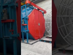 Máquina de moldagem por rotação de naves